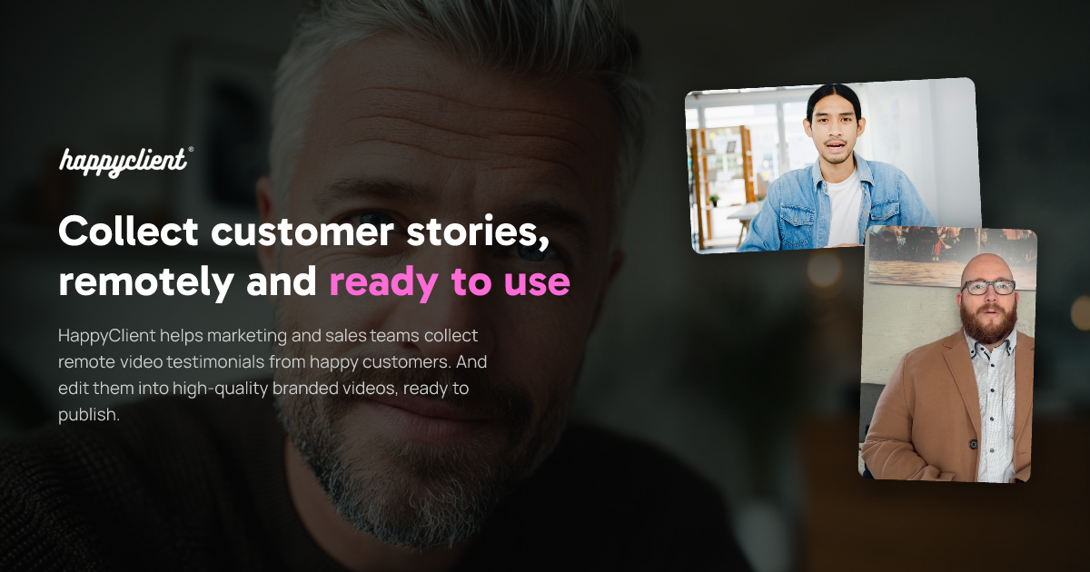 HappyClient - Video Testimonials from Happy Customers